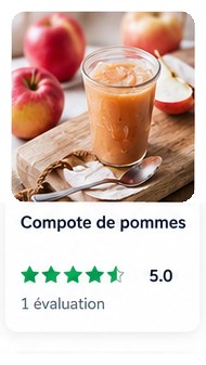 Fiche de recette Cookidoo : Compote de pommes