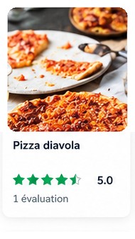 Fiche de recette Cookidoo : Pizza diavola