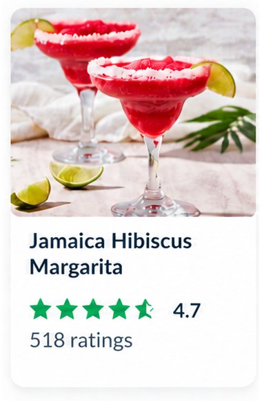 Cookidoo recipe card: Jamaica Hibiscus Margarita