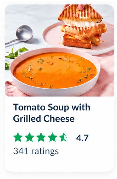 Cookidoo recipe card: Tomato Soup with Grilled Cheese